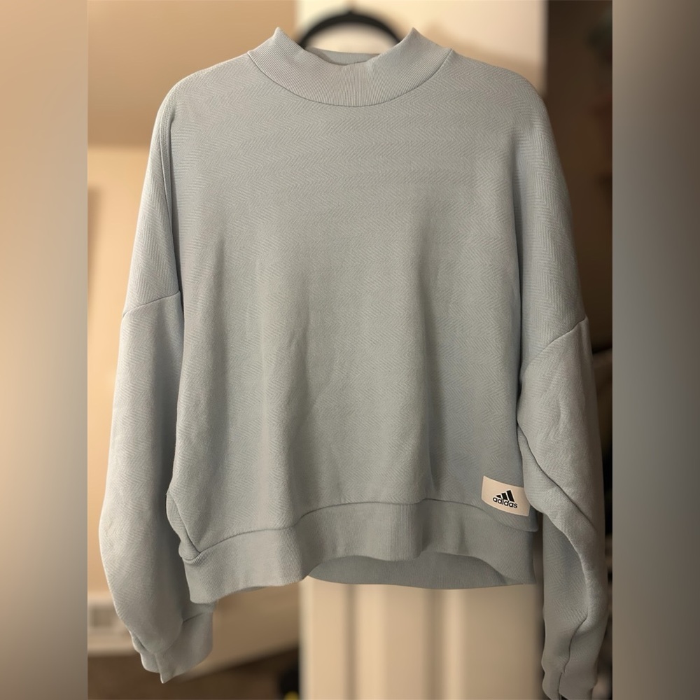 Adidas Light Blue Sweatshirt